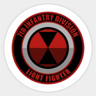 7th Infantry Division Sticker